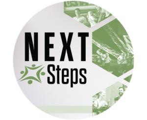 Next steps circle for live page