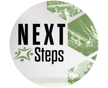 Next steps circle for live page
